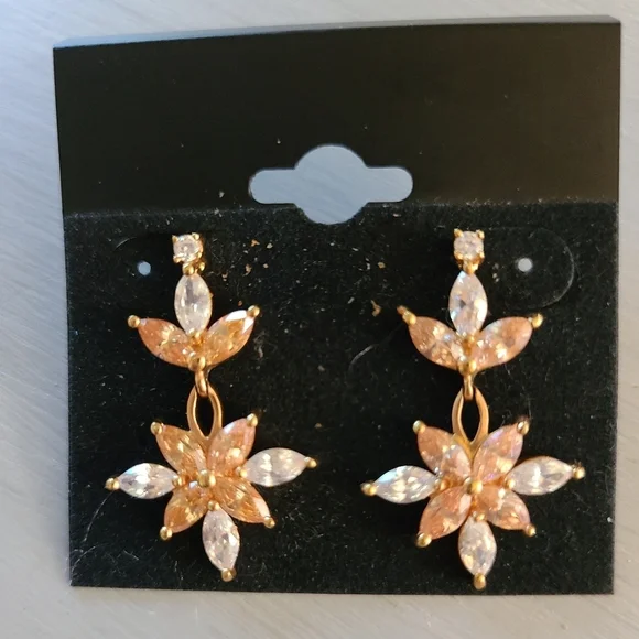 925 sterling silver w gold overlay - Picture 2 of 2